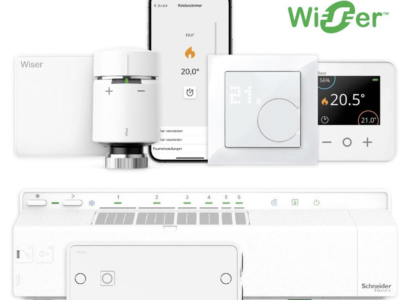 Smart heizen mit Wiser Home Schneider Electric: Intelligent, effizient, nachhaltig